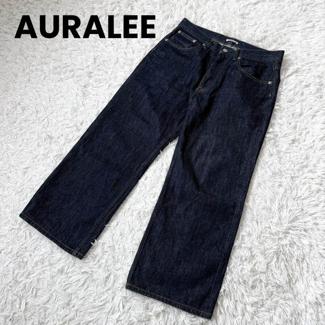 ★AURALEE★ハードツイスト デニム 5 ポケット パンツ 即完売✨】オーラリー ハードツイストデニム5ポケットパンツ