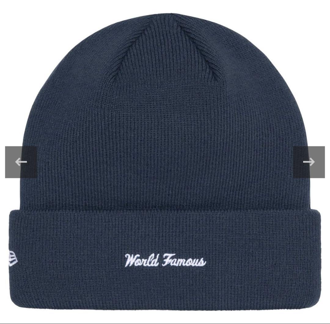 帽子 Supreme New Era Box Logo Beanie \"Navy\"
