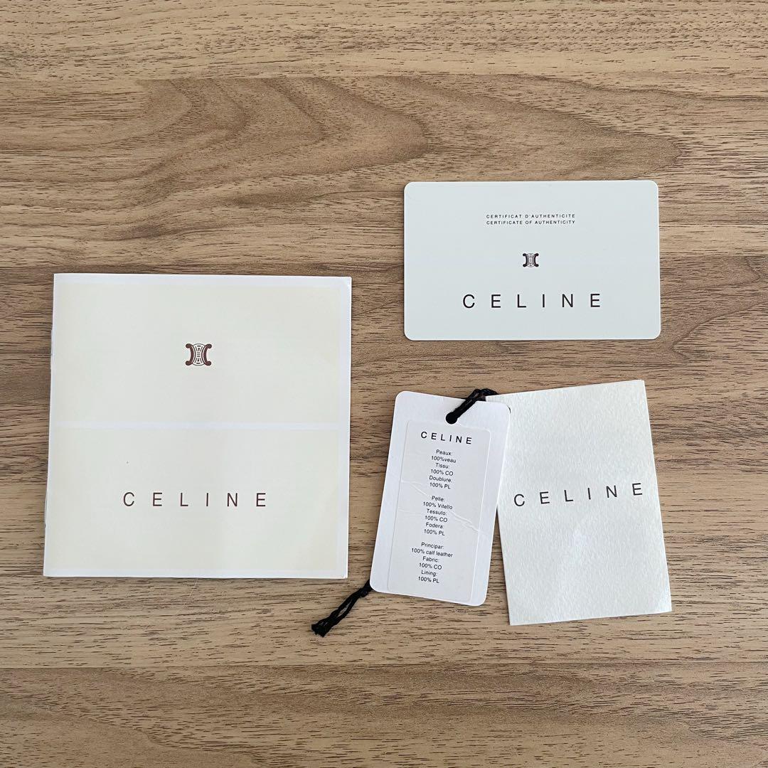 《美品》CELINE デニムレザー ハンドバッグ