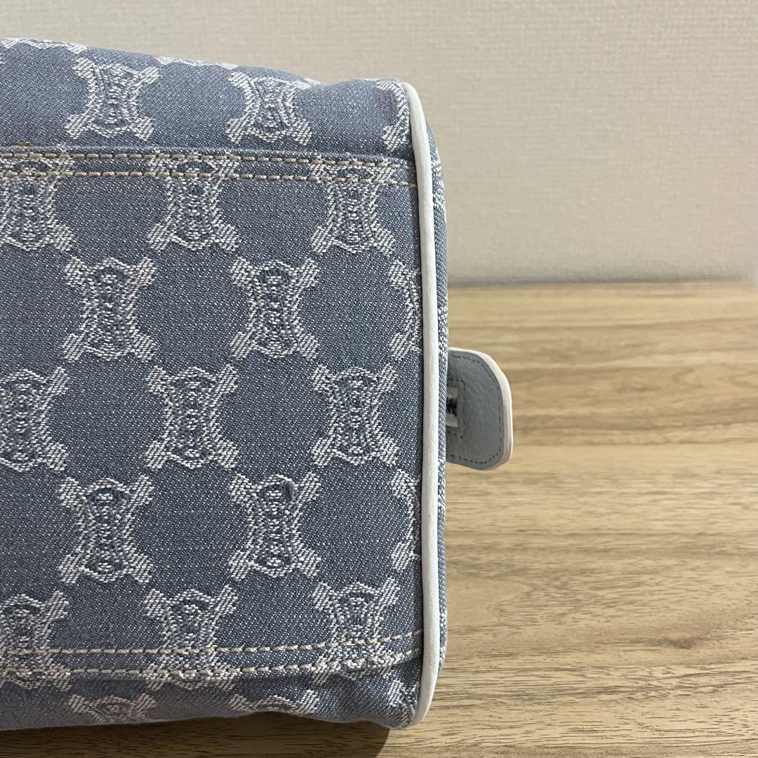 《美品》CELINE デニムレザー ハンドバッグ