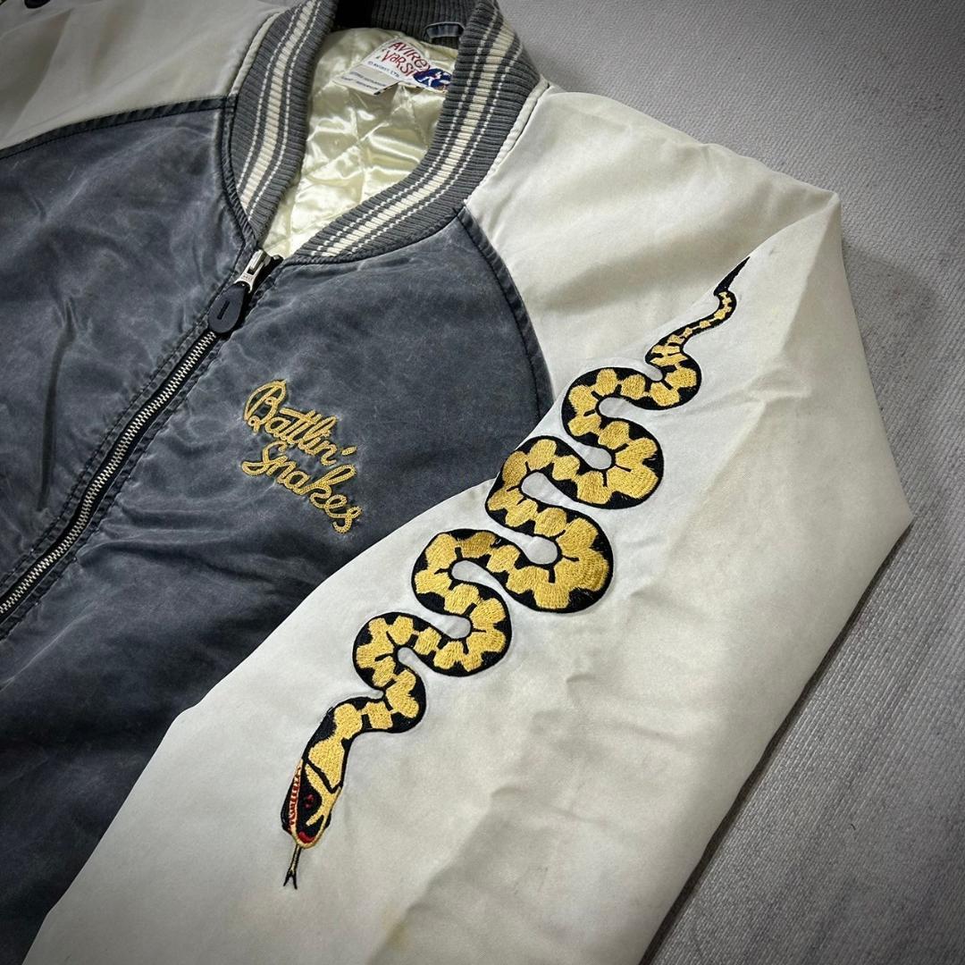 80's 90's AVIREX VaRSiTY 超希少 デザイン スカジャン(AVIREX 80's 90's AVIREX VaRSiTY 超希少 デザイン スカジャン(AVIREX