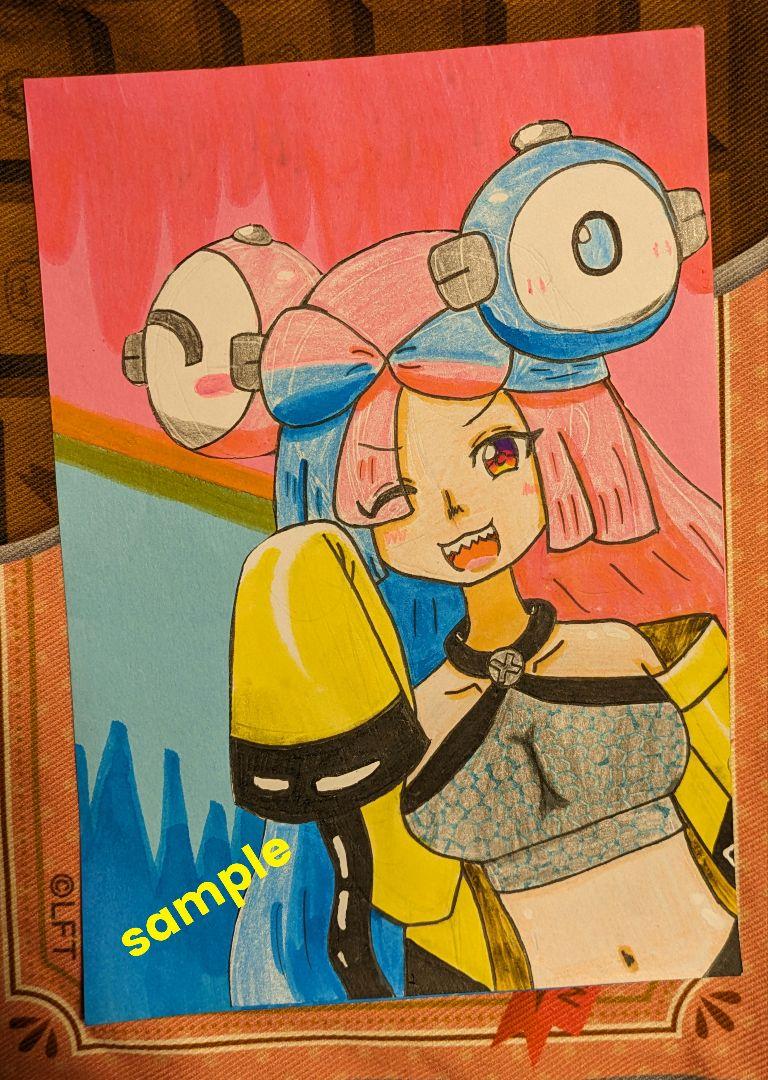 ナンジャモ手描きイラスト ファンアート ポケモン - 【完売】ポケモン ナンジャモ ファンアート 手描き