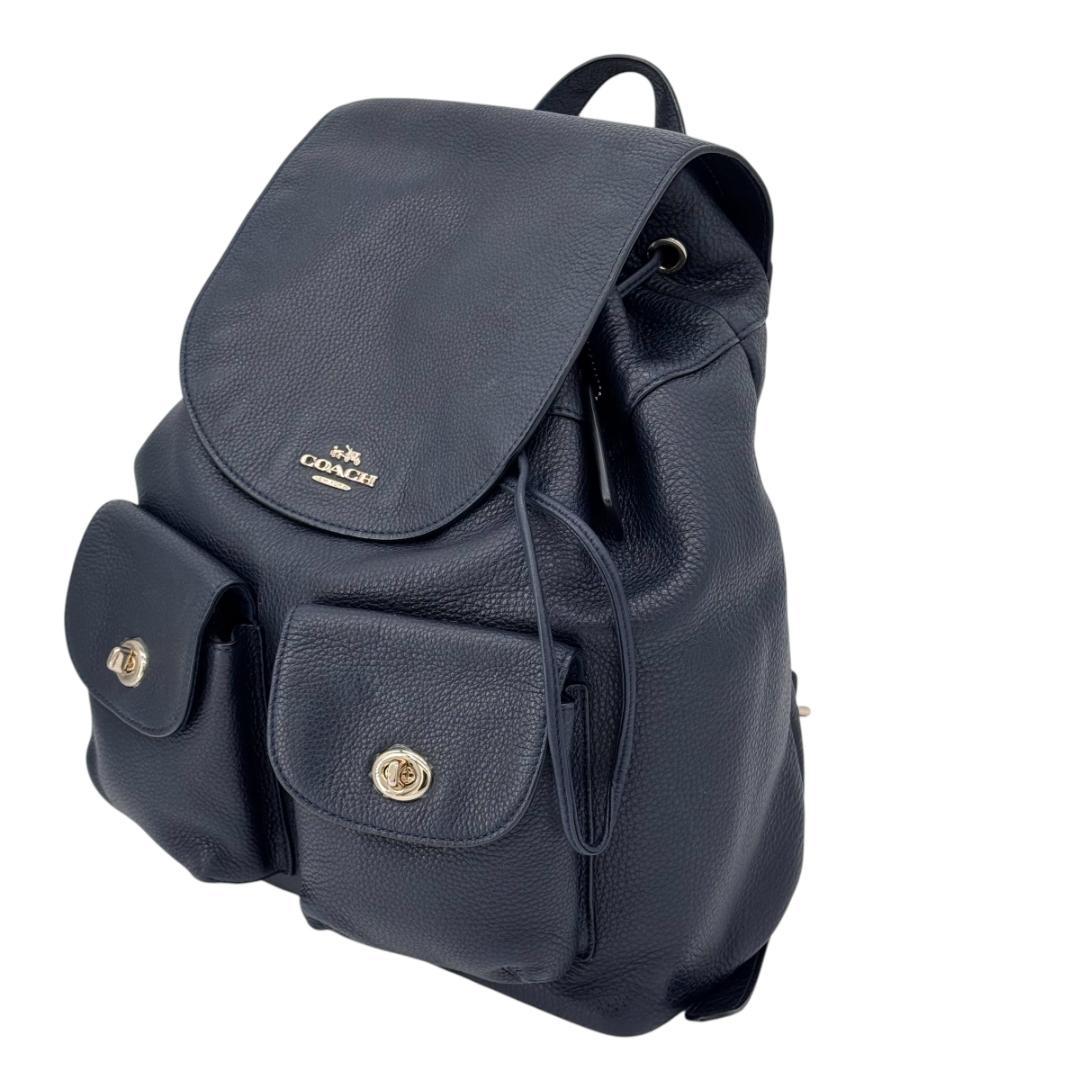 COACH コーチ リュック ビリー バックパック ペブルドレザー F37410