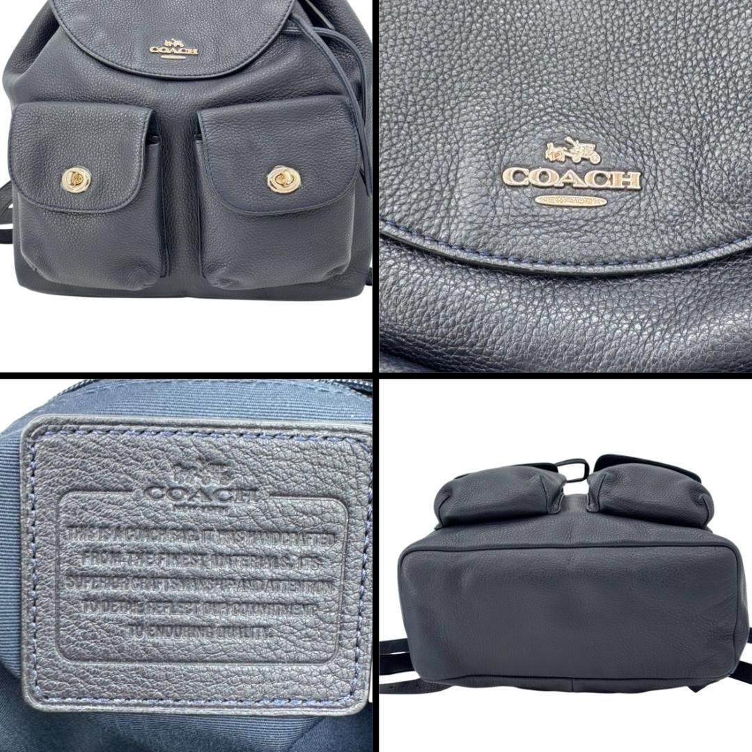 COACH コーチ リュック ビリー バックパック ペブルドレザー F37410