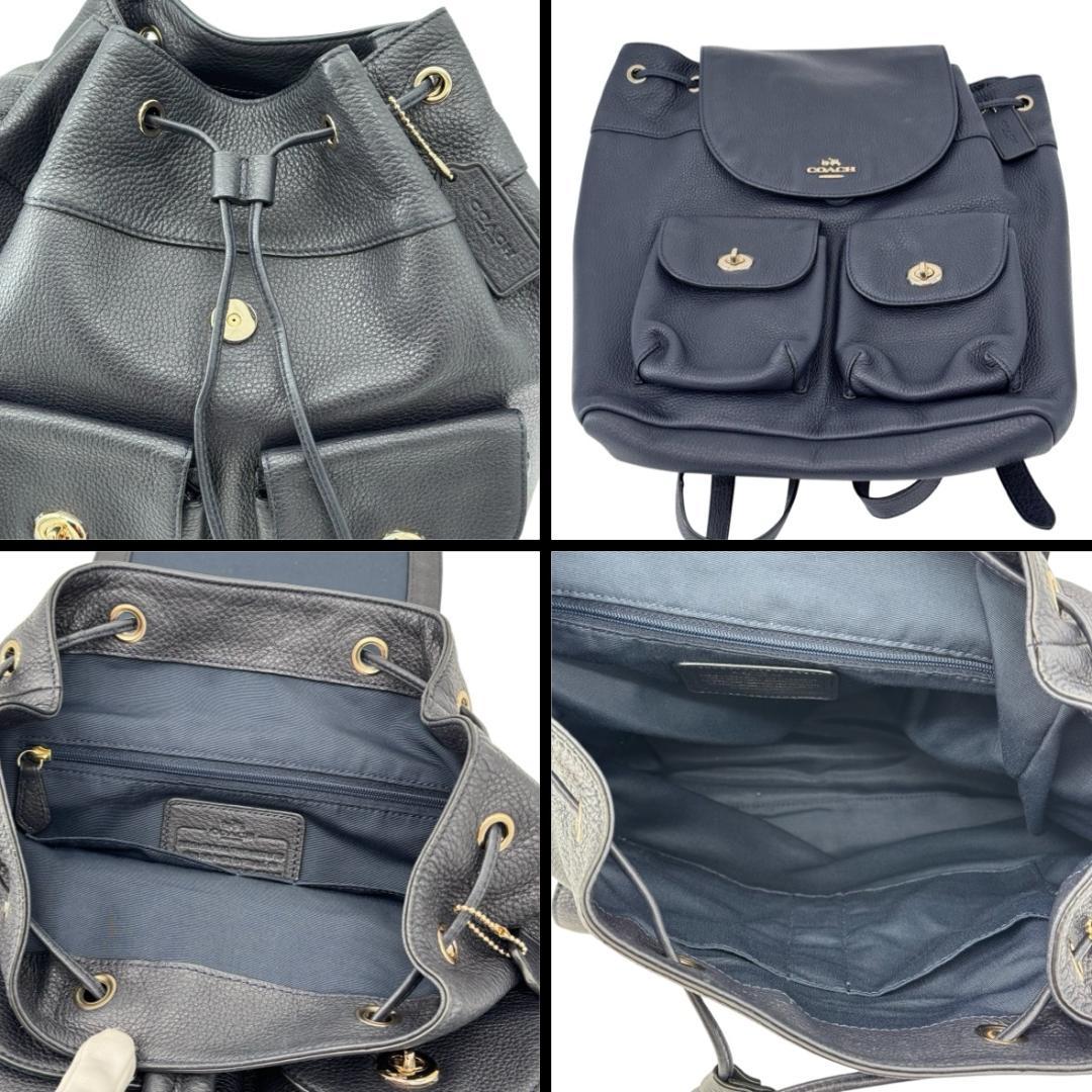 COACH コーチ リュック ビリー バックパック ペブルドレザー F37410