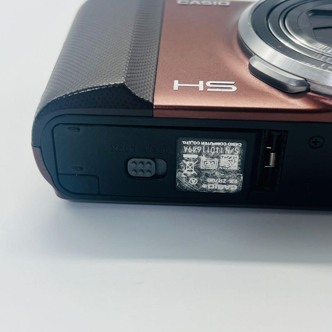CASIO デジタルカメラ EXILIM ブラウン EX-ZR700 BN