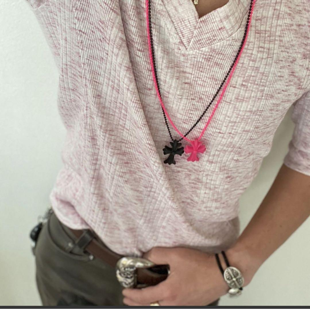 ラバーネックレス　クロス　メンズ　ユニセックス　ネックレス　9点セット