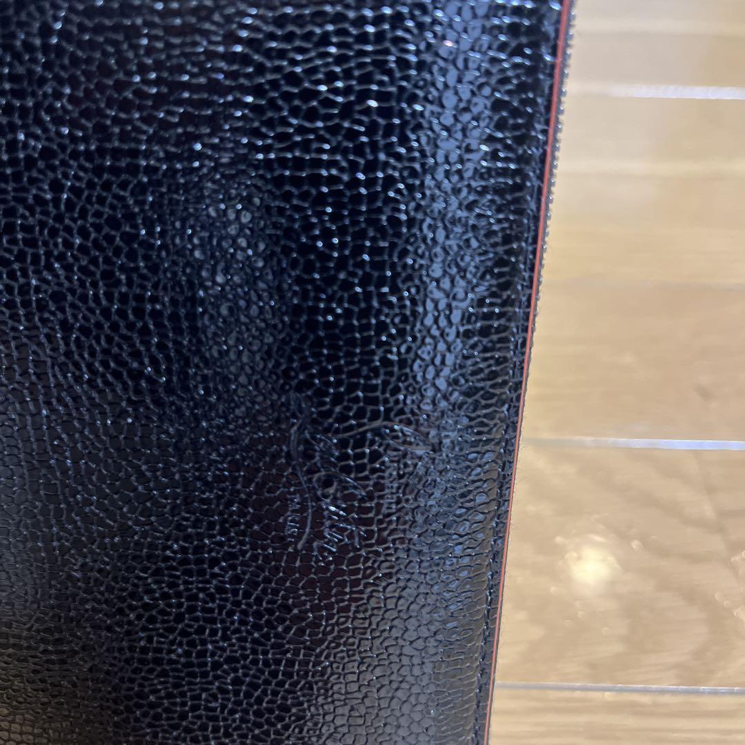 [美品] Christian Louboutin 長財布 ラウンドファスナー 黒