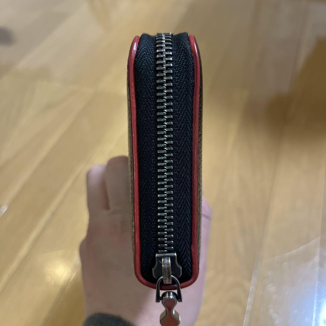 [美品] Christian Louboutin 長財布 ラウンドファスナー 黒