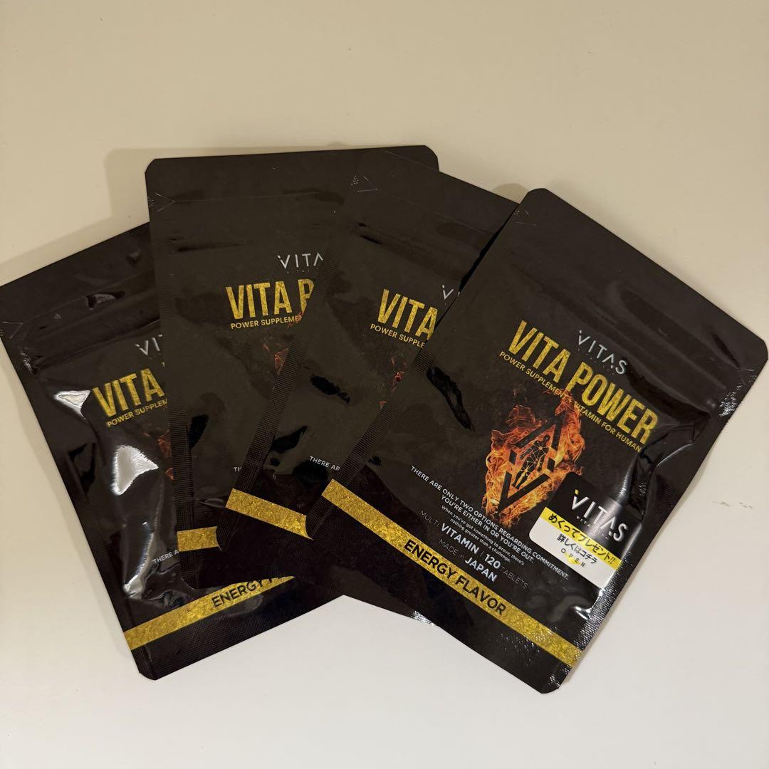 バイタス ビタパワーVITAS VITA POWER 120粒入 × 4個セット