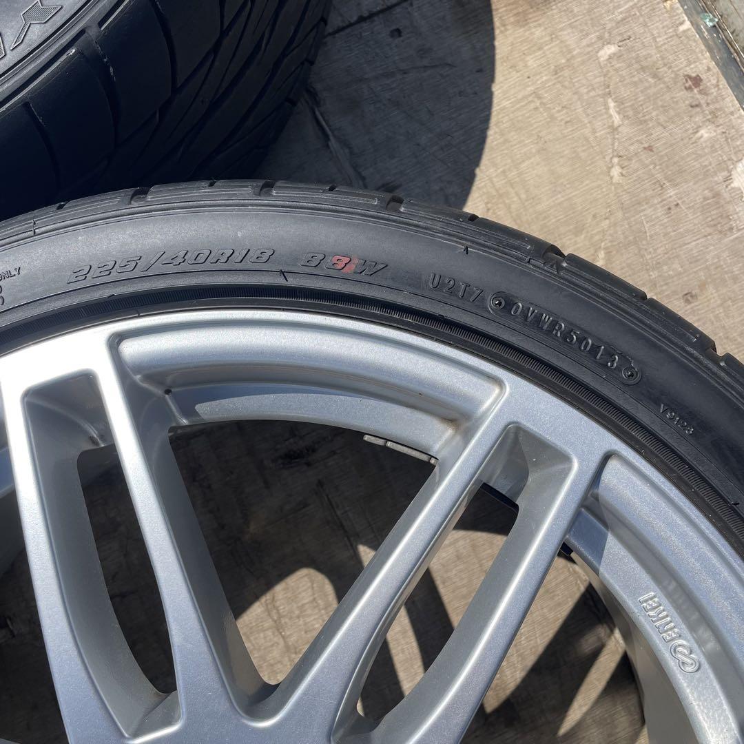 ENKEI SC05 18インチ 5H108 +40 中古4本セット