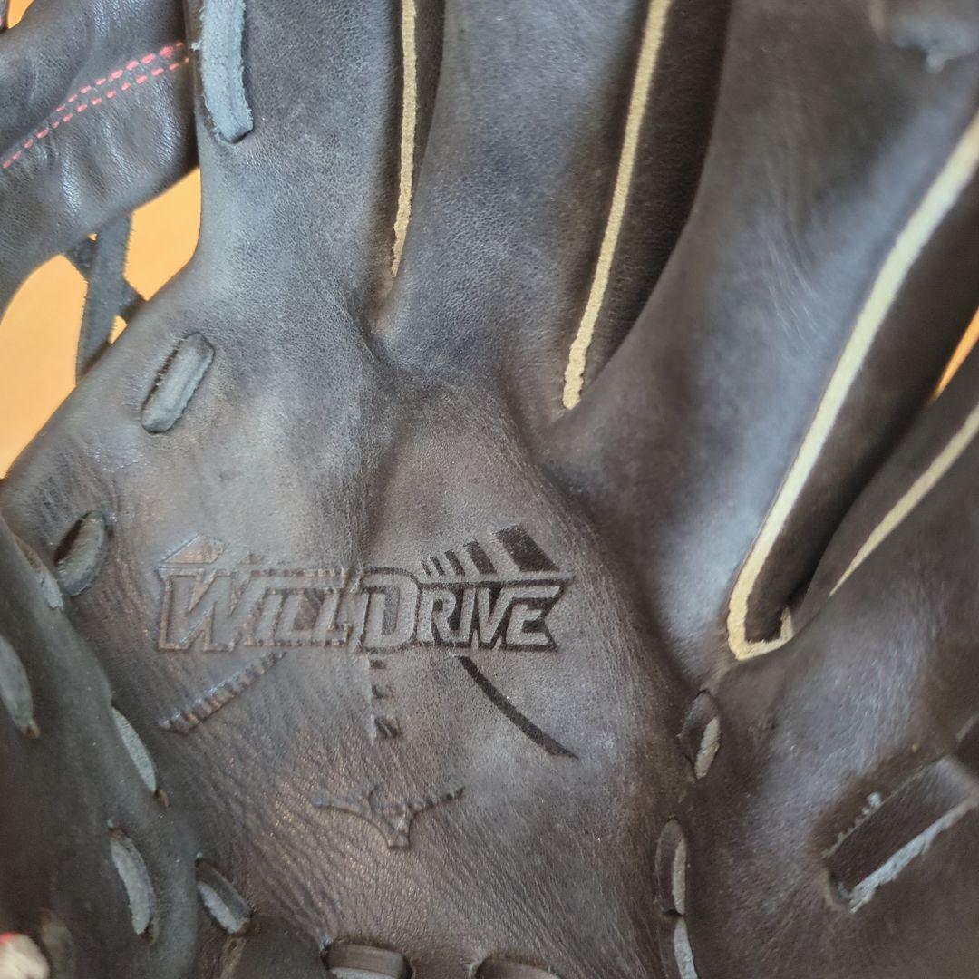 Mizuno Wild Drive 軟式グローブ 黒 レザー