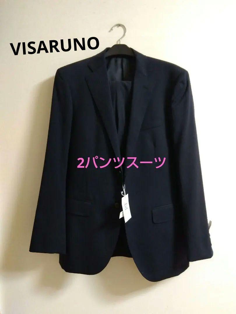 店舗良い 新品✩タグ付き】VISARUNO 2パンツスーツ ネイビー ストライプ スーツ