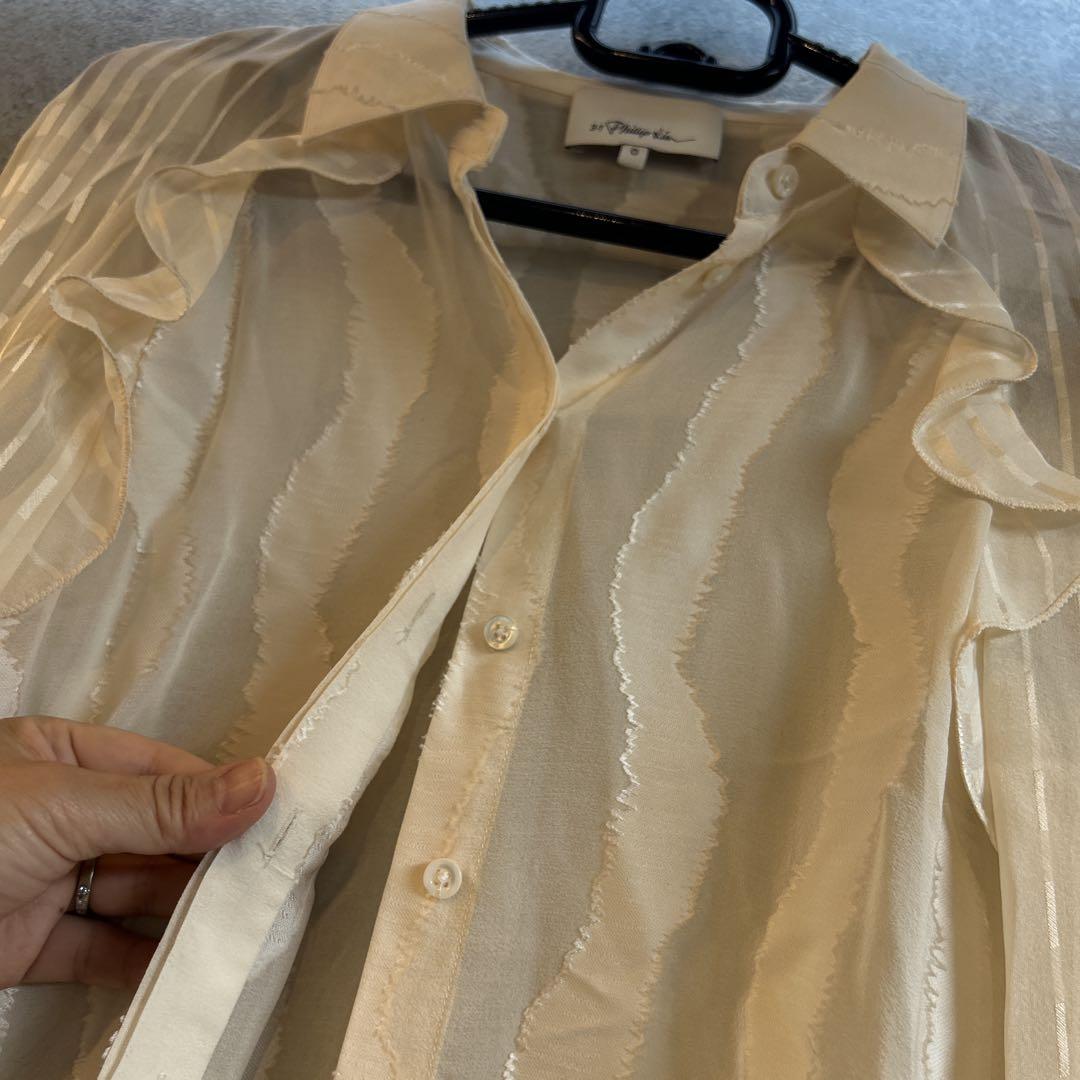美品　フィリップリム　ブラウス　オフホワイト　0