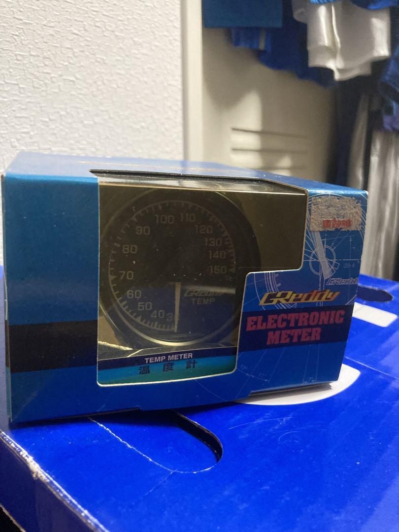 トラスト追加メーター！新品。当時 物。ブラック 油圧センサーのみなし