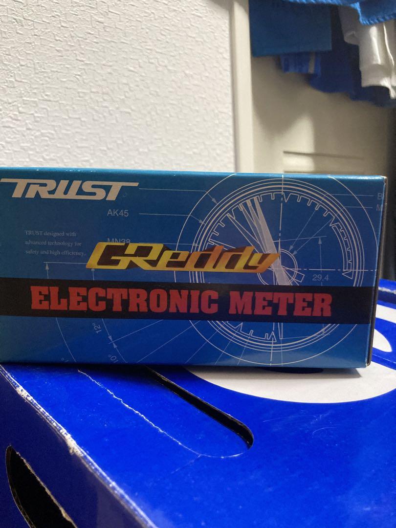 トラスト追加メーター！新品。当時 物。ブラック 油圧センサーのみなし