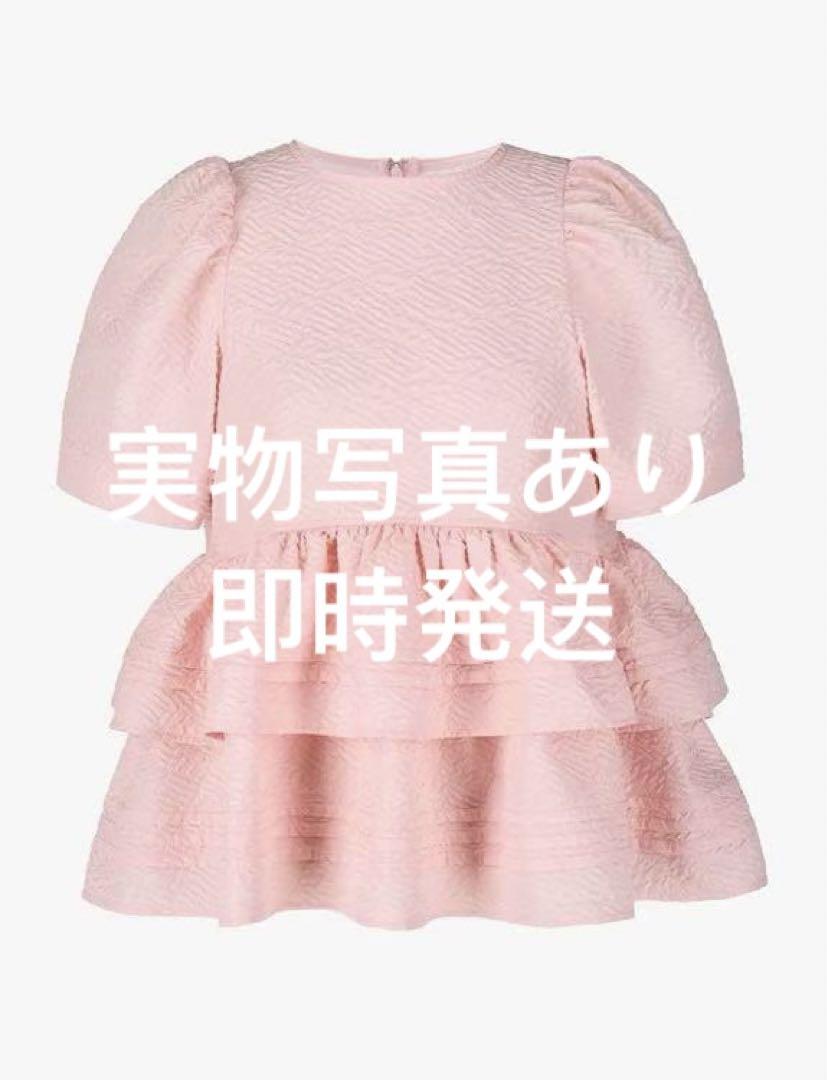 BIBIY FOIRE PUFF BLOUSE PINK F 新品