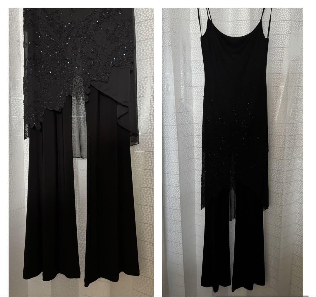 【美品】社交ダンス用レッスンウェア 黒