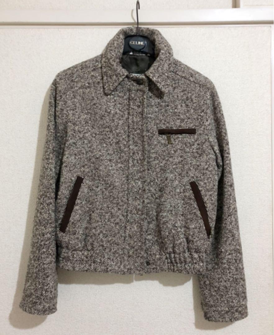 MARELLA ツイードブルゾン jaJMP-m71249741633 マレーラ 大得価格安