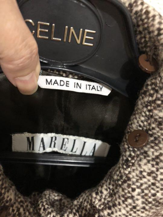 MARELLA ツイードブルゾン jaJMP-m71249741633 マレーラ 大得価格安