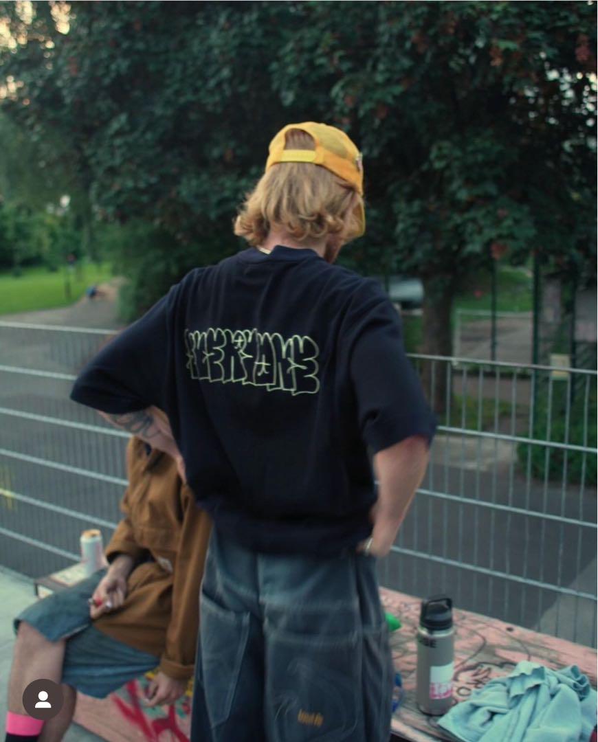 everyone エブリワン j.30000 Logo Tee Tシャツ L グレー