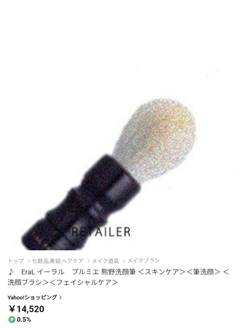 イーラル プルミエ 熊野洗顔筆　新品未使用