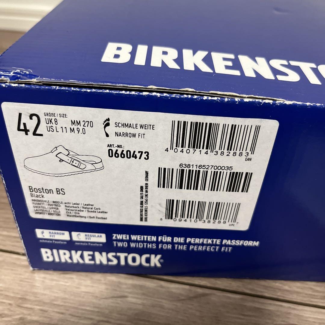 ビルケンシュトック　ボストン　ブラック　Boston 42 新品