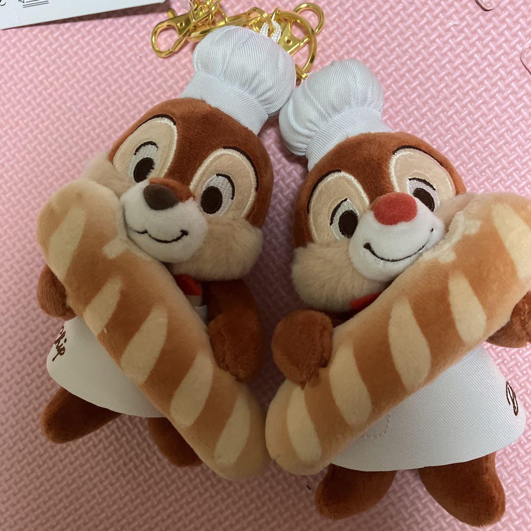 ディズニーストア チップとデール ぬいぐるみキーチェーン