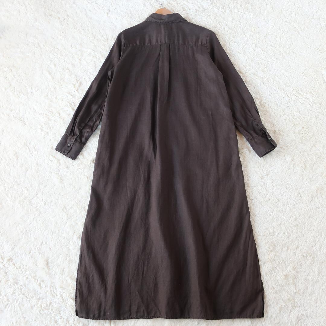 【30％OFF】 リジエール アパルトモン ロング ワンピース ラミーシャツドレス ワンピース