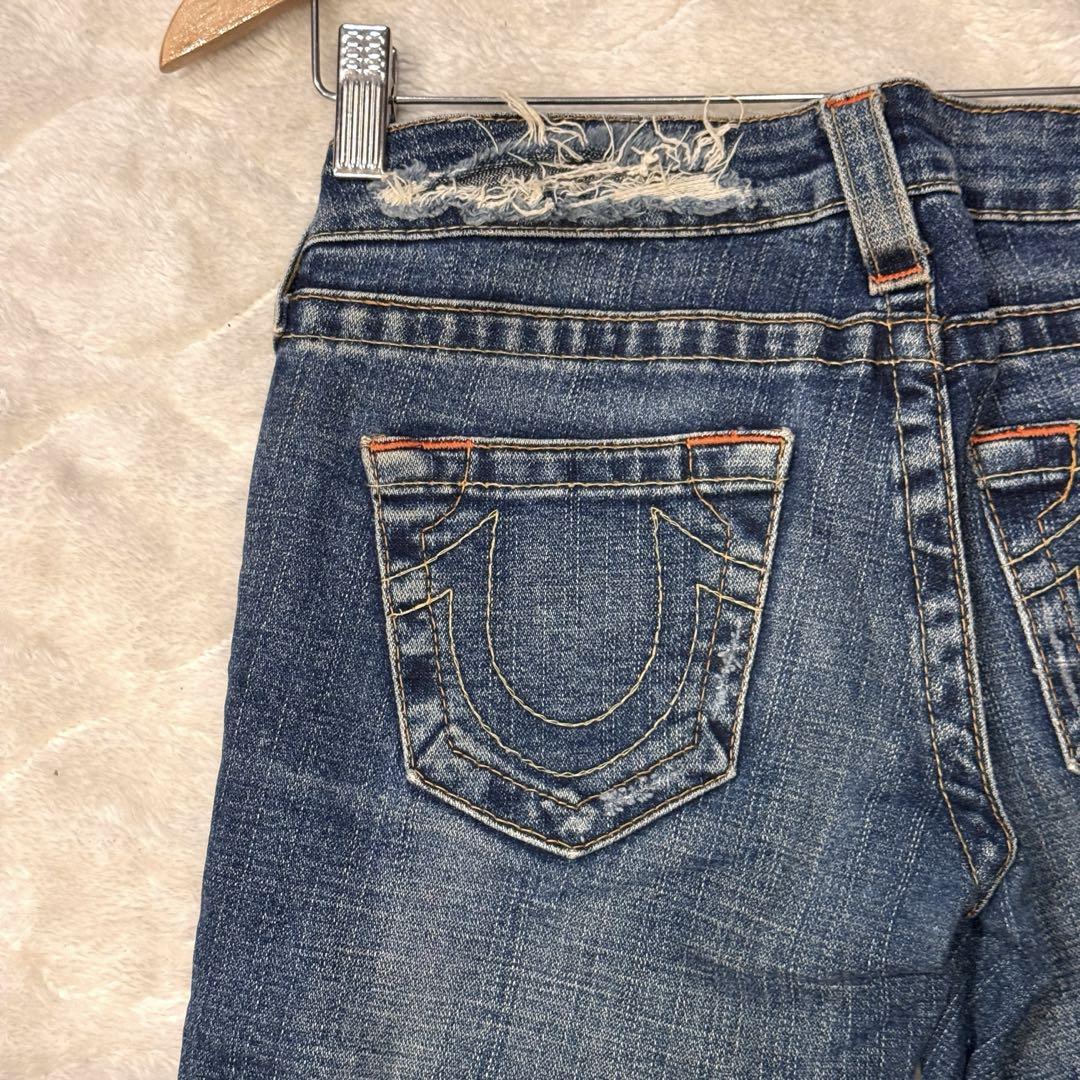【美品】TRUE RELIGION #502 サイズ26 デニムパンツ