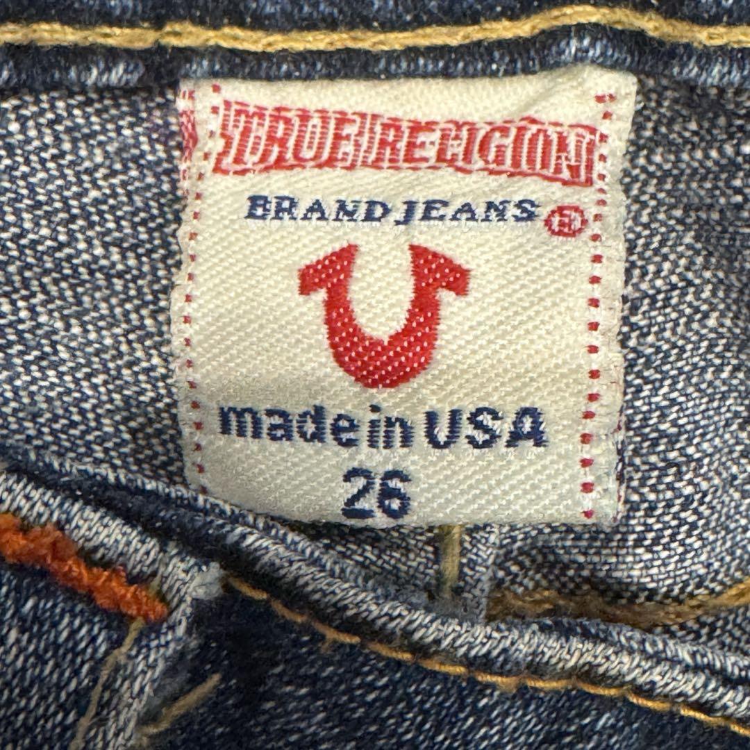 【美品】TRUE RELIGION #502 サイズ26 デニムパンツ