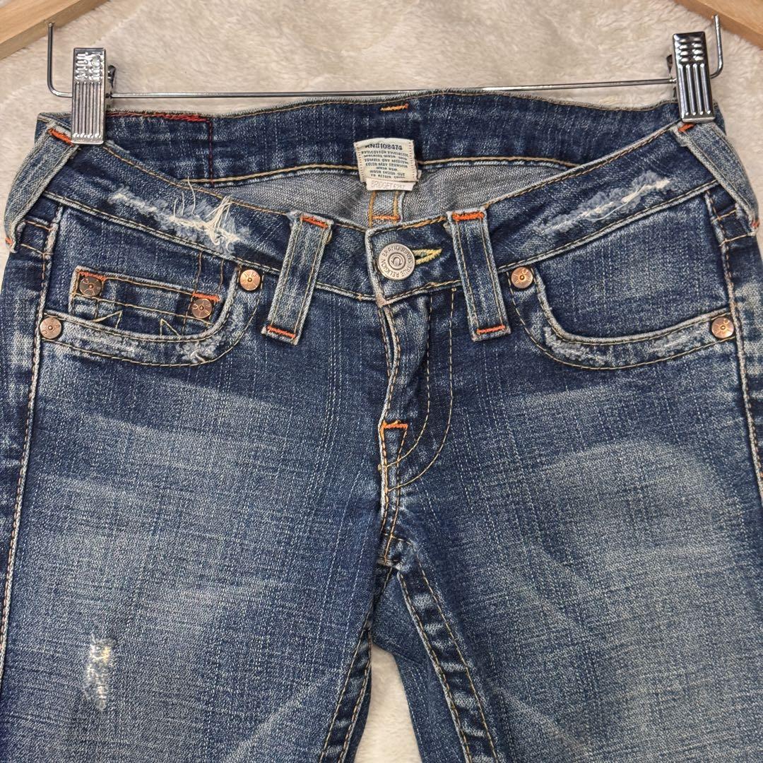 【美品】TRUE RELIGION #502 サイズ26 デニムパンツ