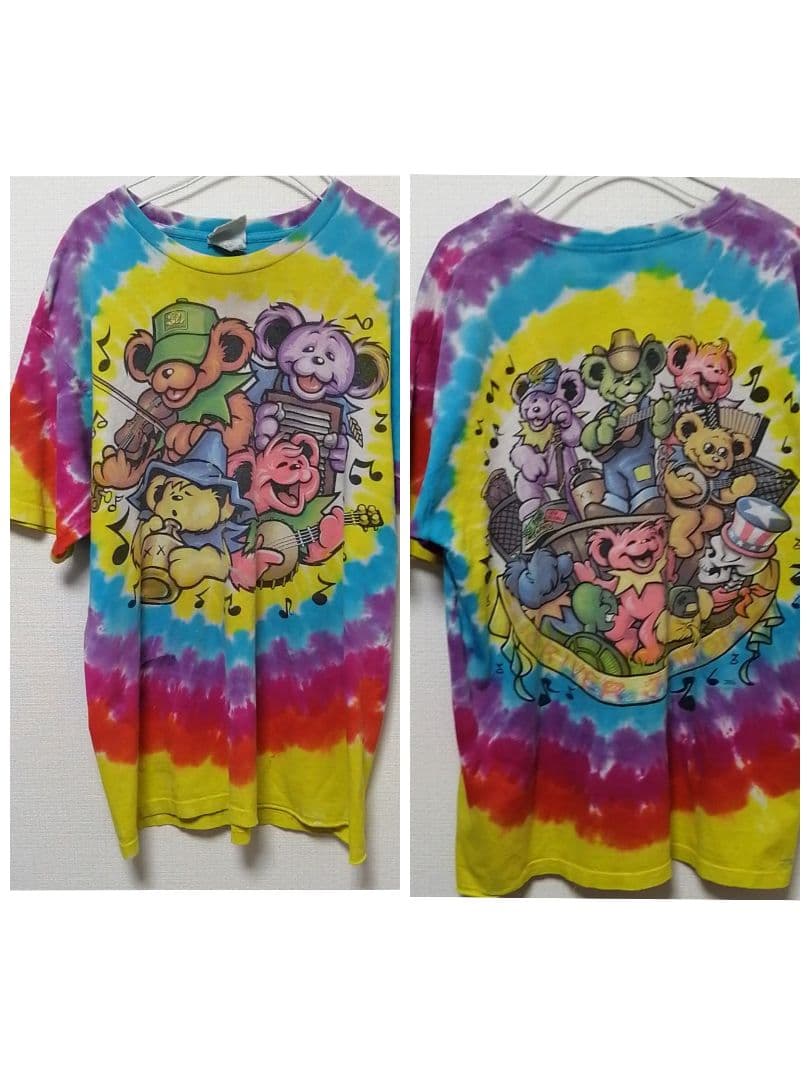 USA製 90s リキッドブルー グレイトフル・デッド タイダイ