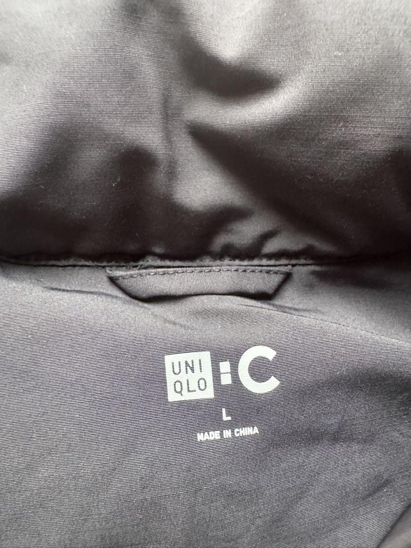 【新品】UNIQL:C ダウンクロップドベスト　Lサイズ　ブラック