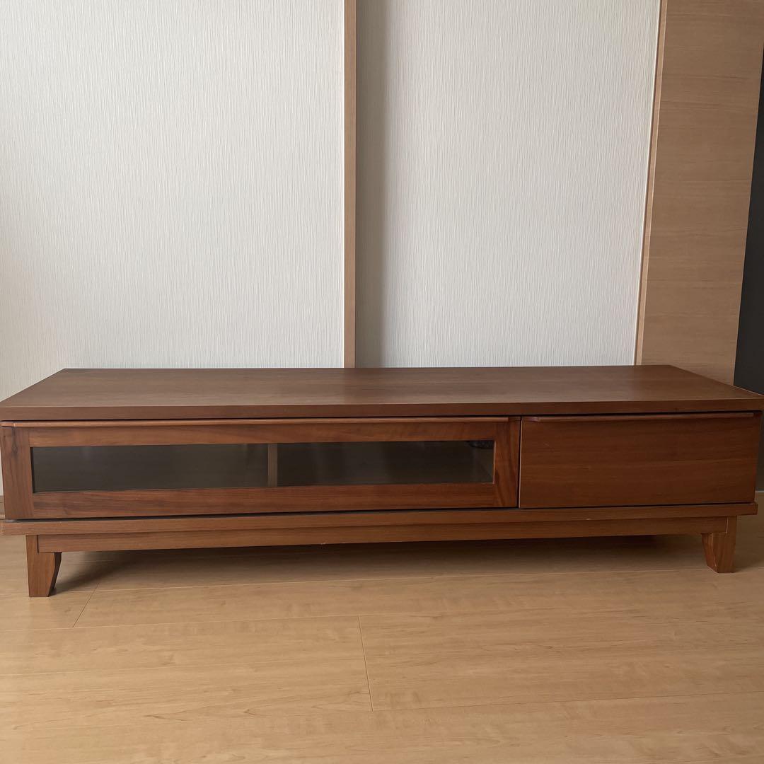 【吉】テレビボード　ウォールナット　横幅153cm