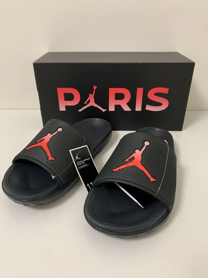 完売品　タグ＆箱付き　PSG × JORDAN ジャンプマン スライド サンダル