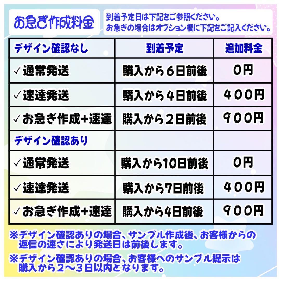 【速達・デザイン確認なし】ハート型ネームボード【A3・裏面補強・装飾色変更】2件