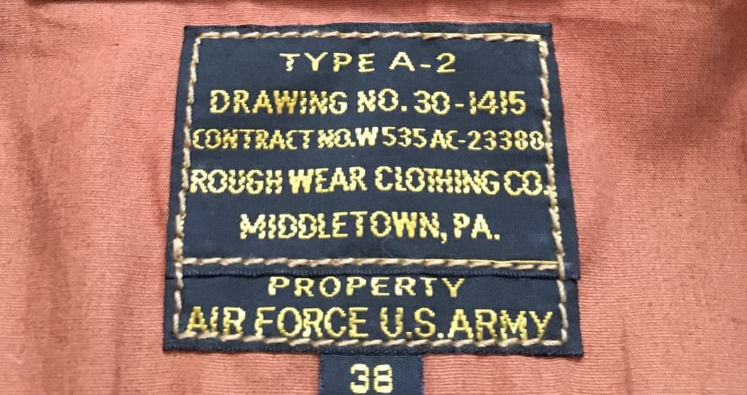 UNION A-2 38 フライト ジャケット レザー A2 希少 UNION A-2 38 フライト ジャケット レザー A2 希少