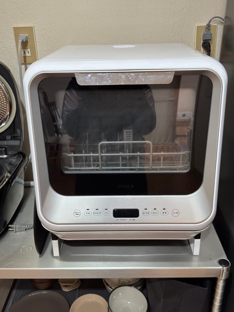 食器洗い乾燥機 シロカ SS-M151 2wayタイプ 工事不要でも使える