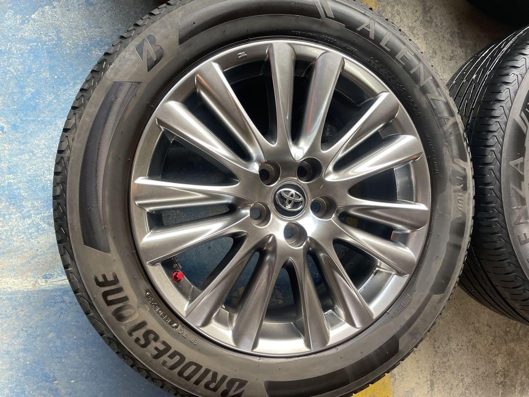 60系ハリアー純正タイヤホイールセット 235/55r/18 バリ山