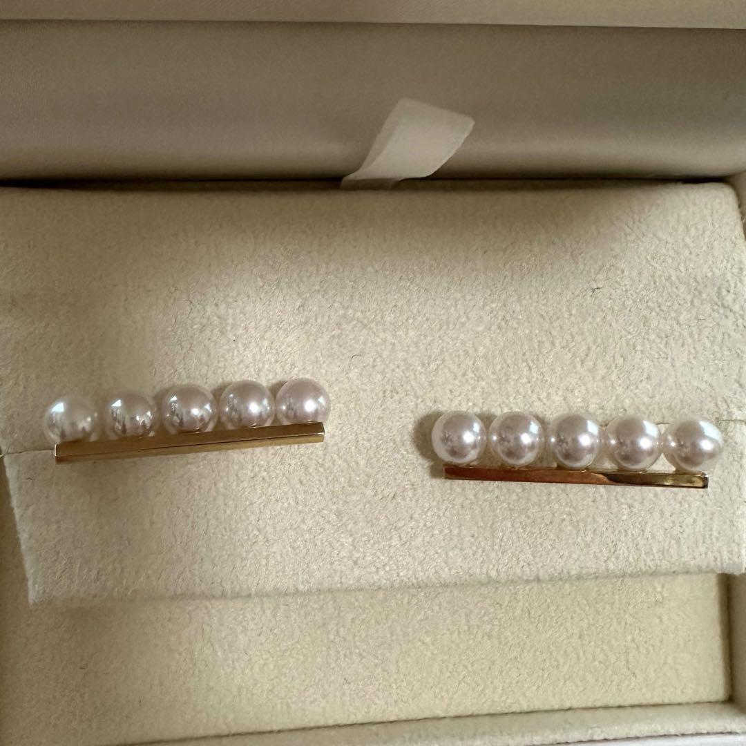 TASAKI バランス5連ピアスゴールド