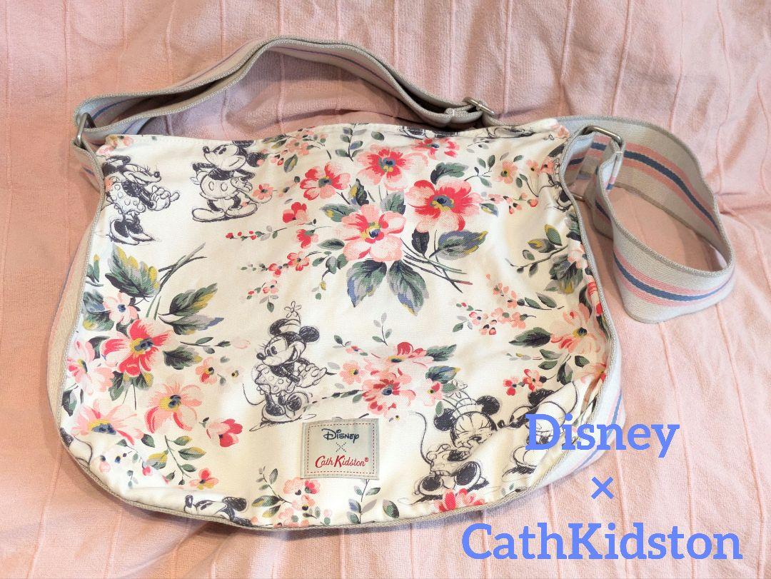 【Disney×CathKidston】ショルダーバッグ　ミッキー　コラボバッグ