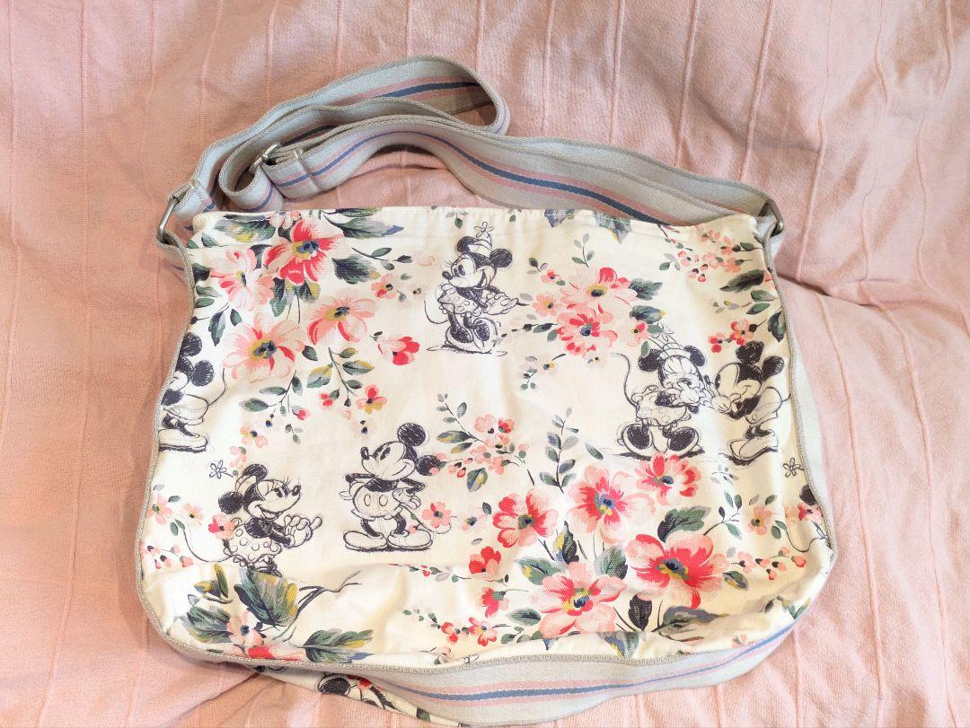 【Disney×CathKidston】ショルダーバッグ　ミッキー　コラボ