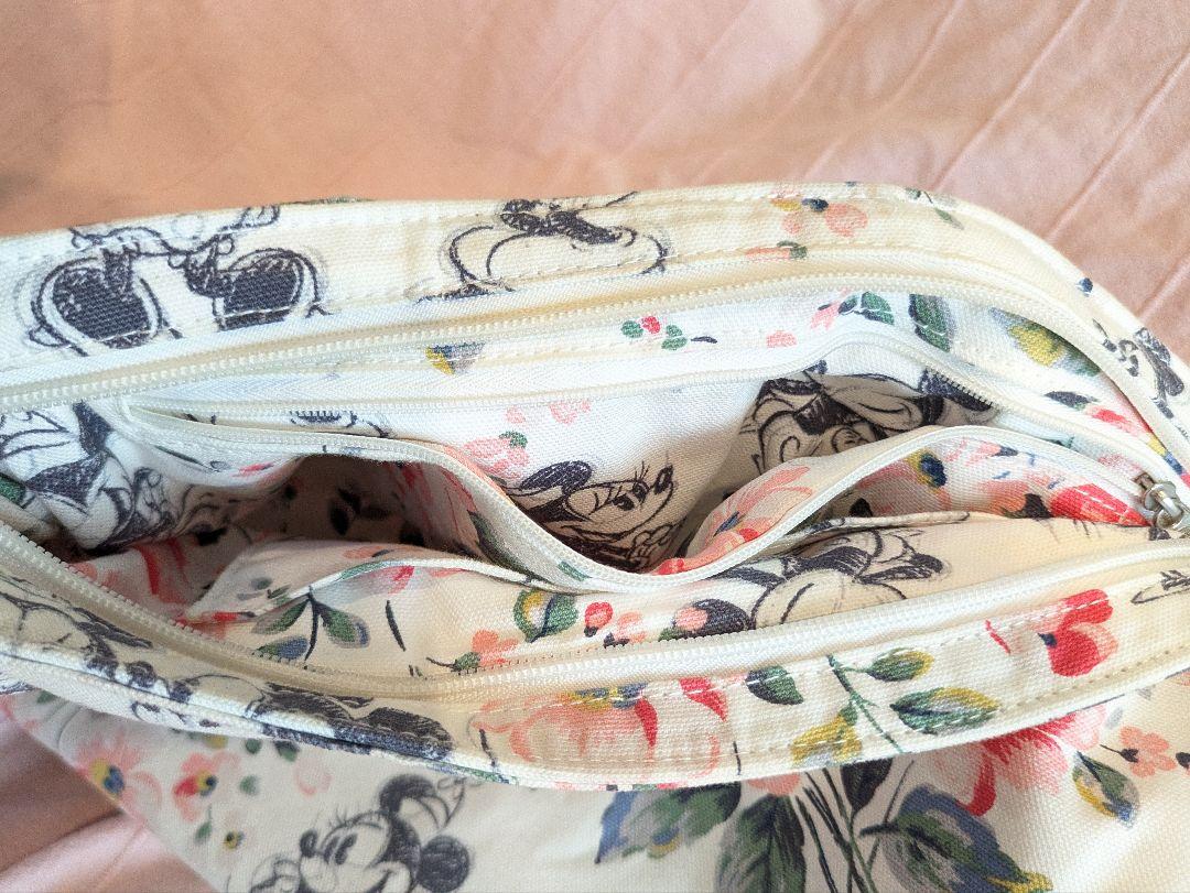 【Disney×CathKidston】ショルダーバッグ　ミッキー　コラボ