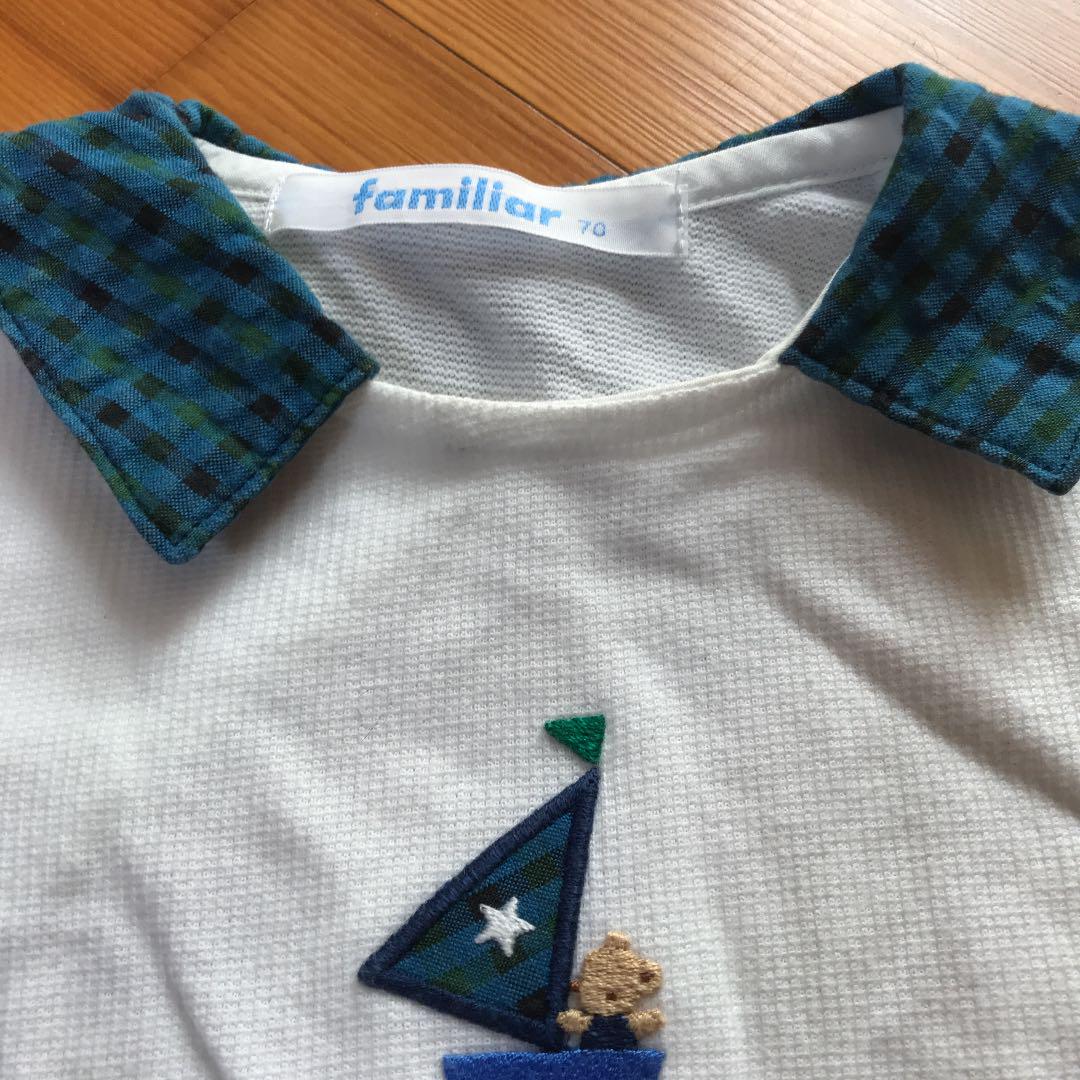 通販大得価 美品 ロンパース 70 25rDQ-m71267471700 ファミリア familiar 安い定番人気