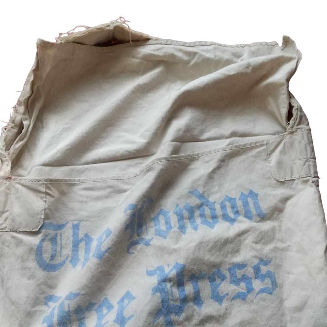 希少 NEWSPAPER BAG ヴィンテージ ニュースペーパーバッグマチ約13cm