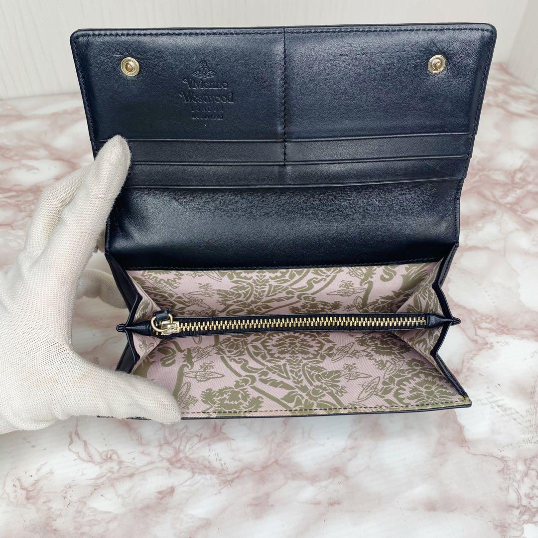 S23 VivianWestwood ヴィヴィアンウエストウッド　レザー　長財布