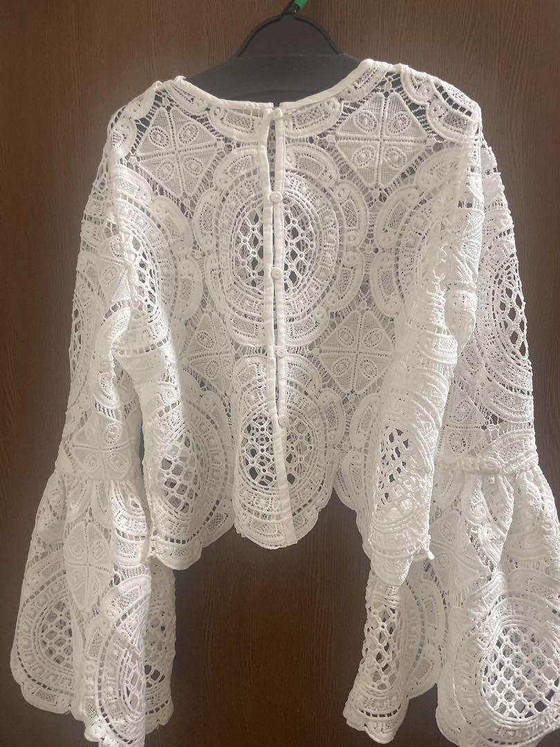 ameri MEDI INDIAN 2WAY BIG LACE TOPS - メルカリ