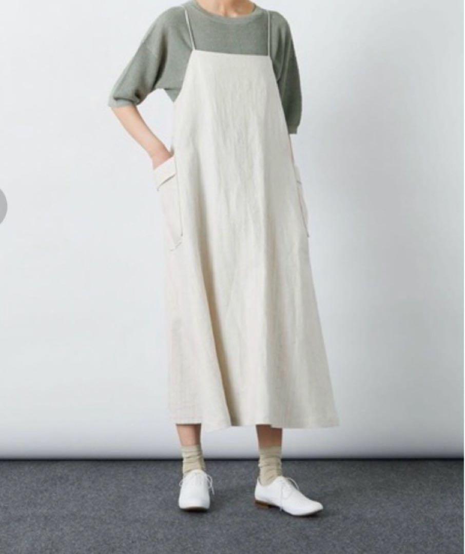 LOISIR 麻綿 キャミワンピース ジャンパースカート F