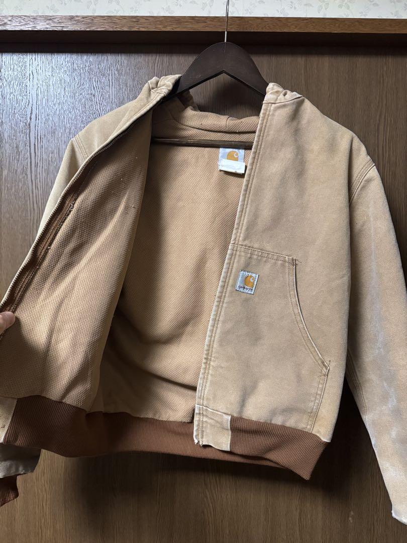 雰囲気抜群！Carhartt ベージュ フード付きジャケット
